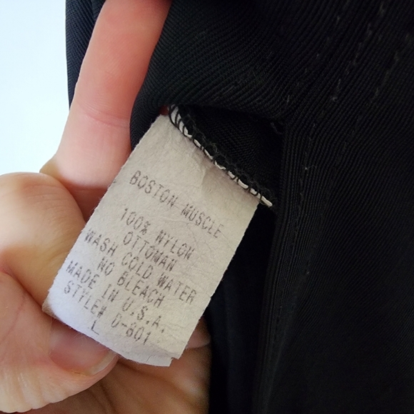 Vintage y2k black open split tank top - Picture 11 of 12